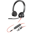 Poly Blackwire 3325 USB-C/A + jack 3,5mm 