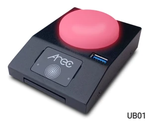 AREC UB-01 światło statusu nagrania