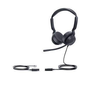 Yealink YHS36 E2 DUAL RJ9 słuchawka QD