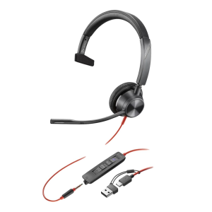 Poly Blackwire 3315-M USB-C/A + jack 3,5mm