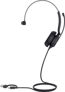 Yealink UH35 USB-A/C do Teams słuchawki mono przewodowe