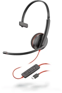 Poly Blackwire 3210 USB-C Black 