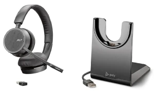 Poly Voyager 4220 UC USB-A + Ładowarka biurkowa