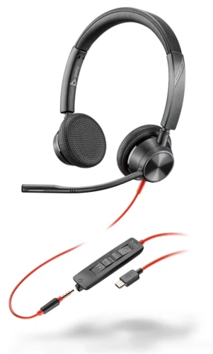 Plantronics Blackwire 3325 USB-C + jack 3,5mm
