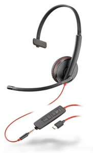 Poly Blackwire 3215 USB-C + jack 3,5mm (209750-22)