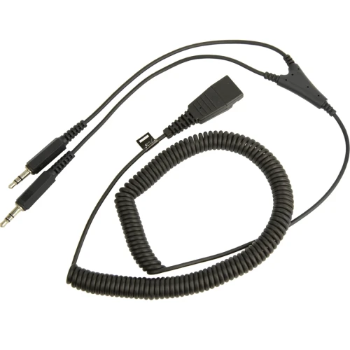 Jabra kabel QD-2x jack 3,5mm