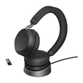 Jabra Evolve2 75 Stereo USB-A Black + ładowarka biurkowa