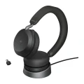 Jabra Evolve2 75 Stereo USB-C MS Black + ładowarka biurkowa