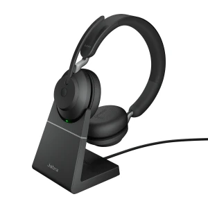 Jabra Evolve2 65 Stereo USB-A Black + ładowarka biurkowa