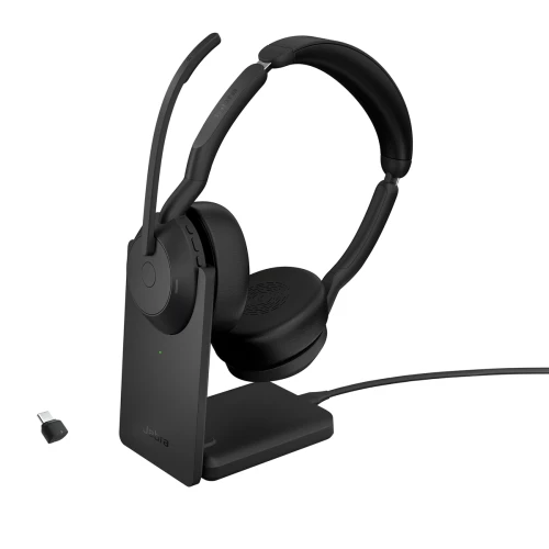Jabra Evolve2 55 Stereo USB-C + ładowarka biurkowa